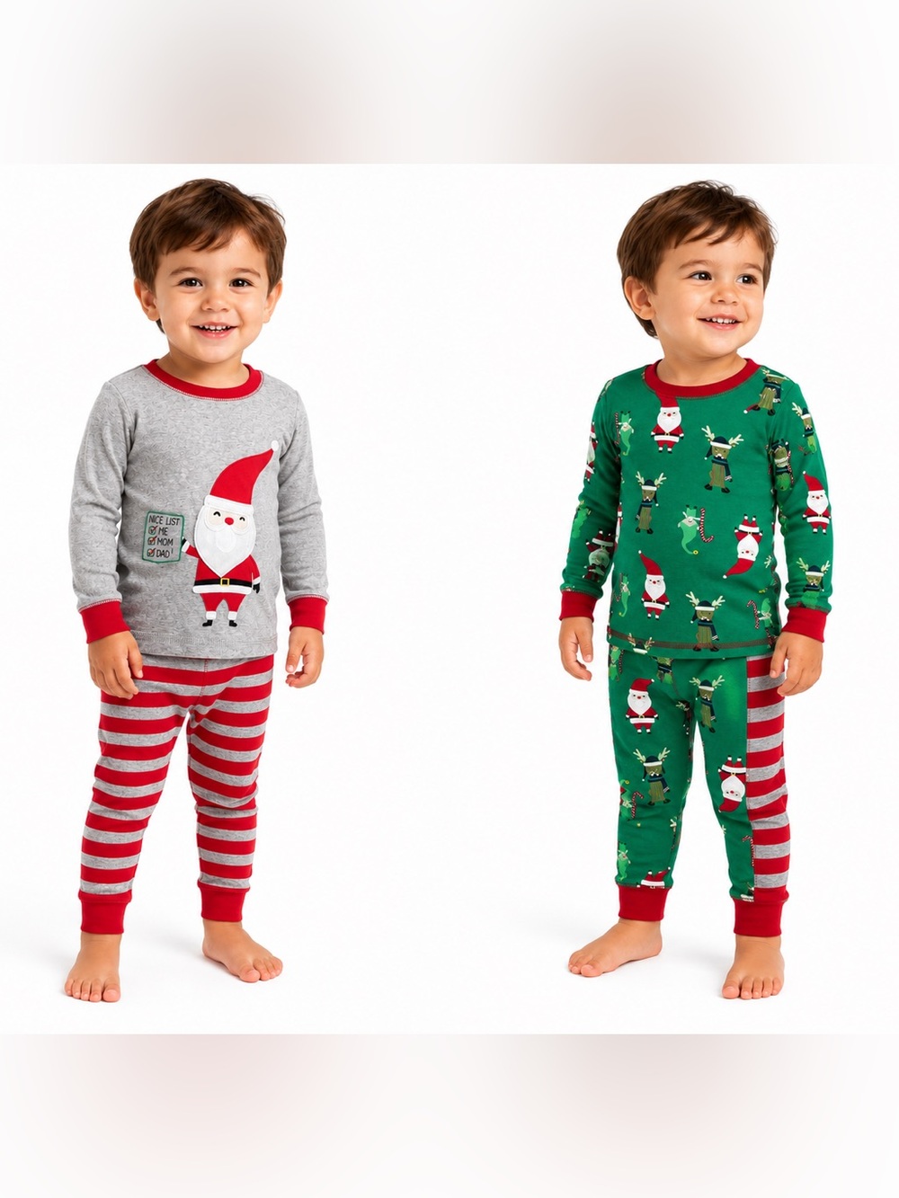 Carter’s Christmas Pajama Bundle | 2 Complete Pajama Sets | Size 18 Months | NWT